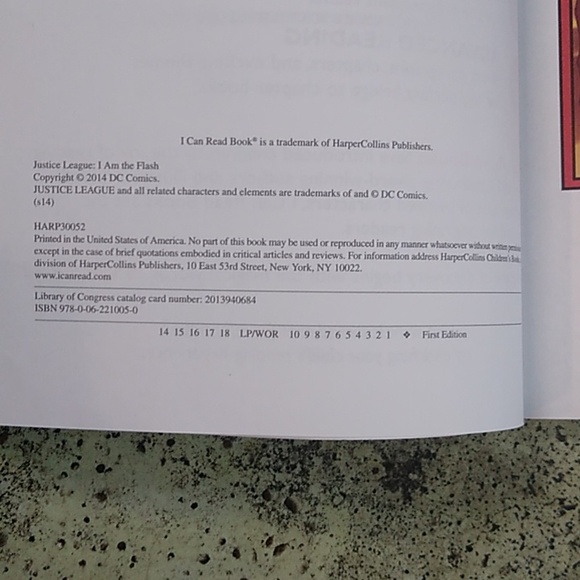 Justice League I Can Read Flash Level Reader Children's Picture Book Preschool - Picture 4 of 5